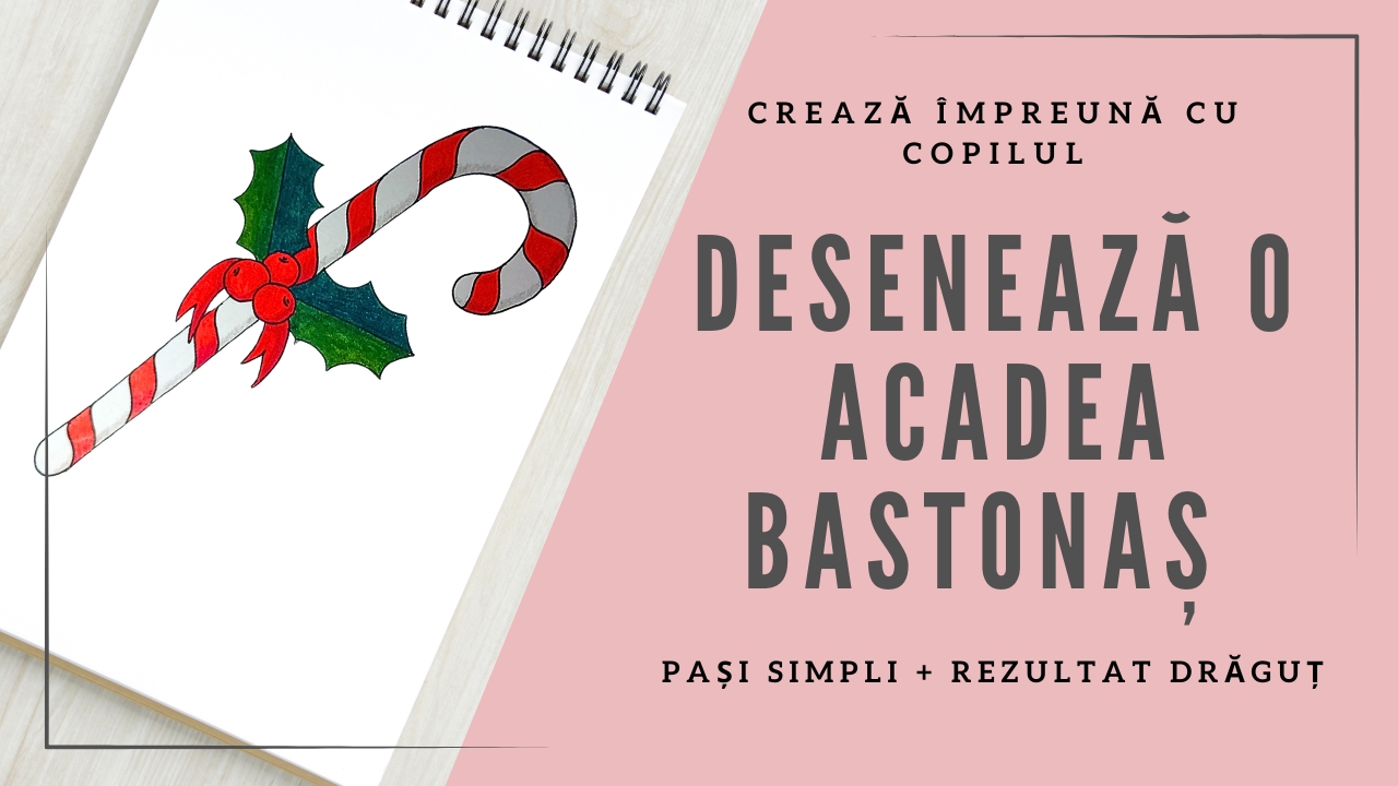 Cum se desenează o acadea bastonas