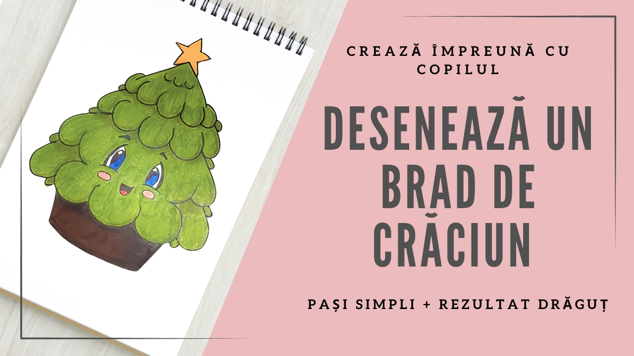Desenează un brad de Crăciun