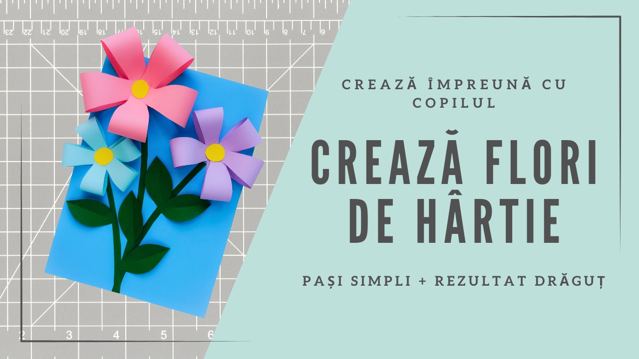 Easy Paper Flowers Craft for Kids